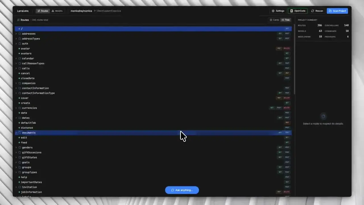 LaraLens - Visualize Your Laravel Architecture