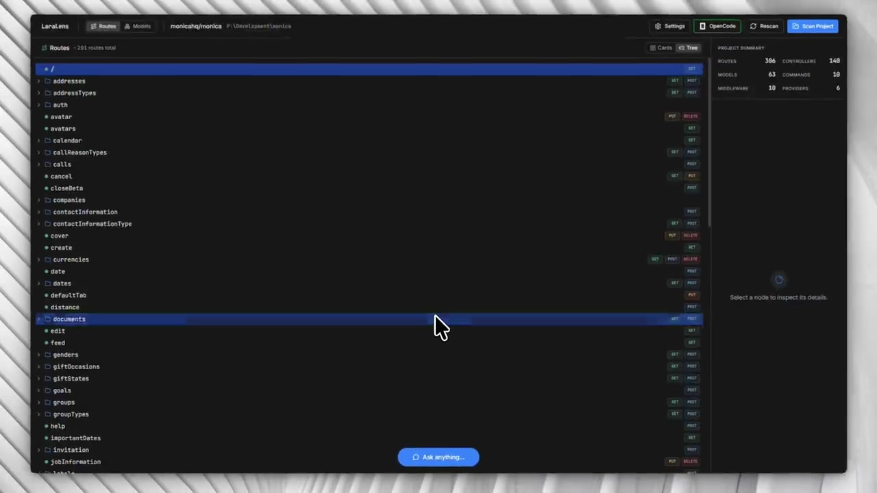 Thumbnail of Introducing LaraLens: See Your Entire Laravel Architecture at a Glance